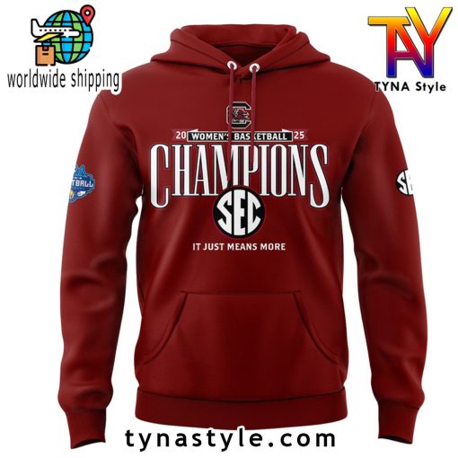 South Carolina Basketball SEC Champions Hoodie 2025