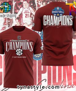 South Carolina Basketball SEC Champions T-Shirt