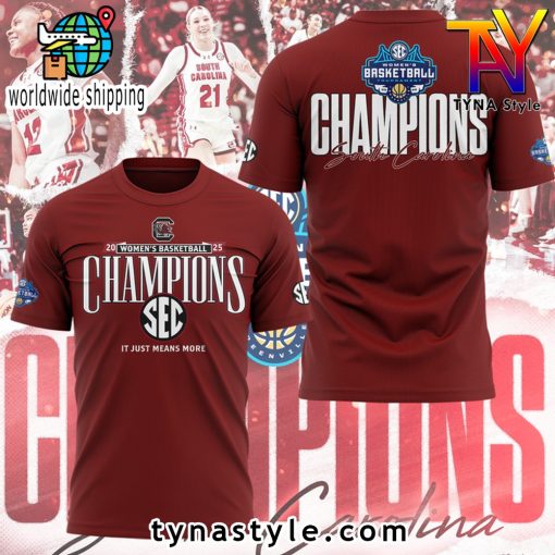 South Carolina Basketball SEC Champions T-Shirt