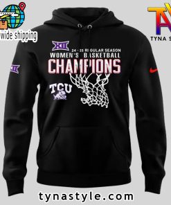 TCU Horned Frogs Big 12 Conference Champions Black Hoodie 2025