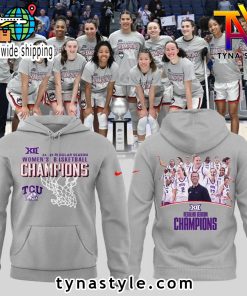 TCU Horned Frogs Big 12 Conference Champions Grey Hoodie 2025