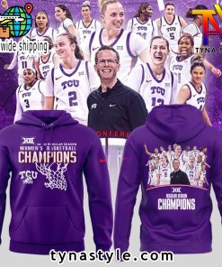 TCU Horned Frogs Big 12 Conference Champions Purple Hoodie 2025