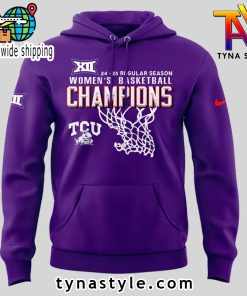 TCU Horned Frogs Big 12 Conference Champions Purple Hoodie 2025