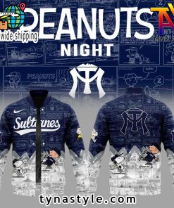 Sultanes de Monterrey 75 Aniversario de Peanuts Baseball Jacket