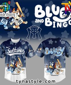 Sultanes de Monterrey x Bluey and Bingo Baseball Jersey