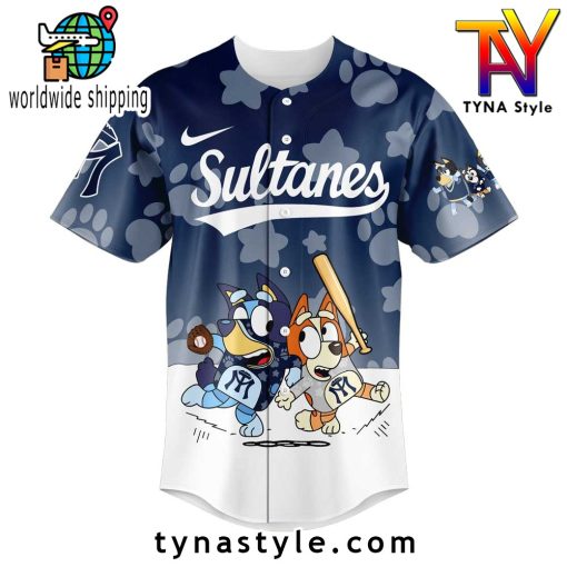 Sultanes de Monterrey x Bluey and Bingo Baseball Jersey