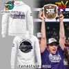 TCU Horned Frogs Women’s Basketball 2025 Big 12 Tournament Champions Hoodie Purple