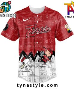 Toros de Tijuana 75 Aniversario de Peanuts Baseball Jersey