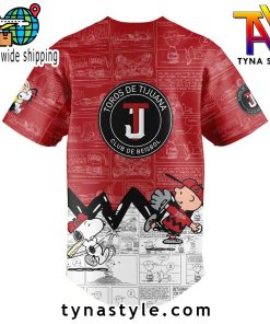 Toros de Tijuana 75 Aniversario de Peanuts Baseball Jersey