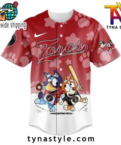 Toros de Tijuana x Bluey and Bingo Baseball Jersey