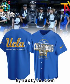 UCLA Bruins Basketball 2025 Big 10 Baseball Jersey Limited Edition Blue