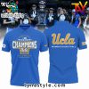 UCLA Bruins Basketball 2025 Big 10 Polo Shirt Limited Edition Black