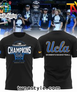 UCLA Bruins Basketball 2025 Big 10 TShirt Limited Edition Black